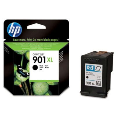 hp 901XL High Yield Ink Cartridge, Black Single Pack, CC654AE